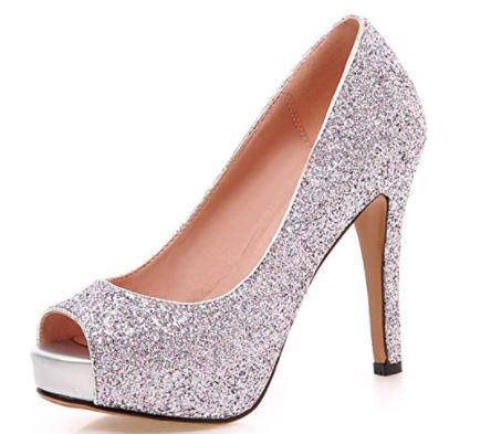 types of heels: peep toe 