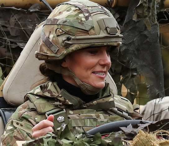the-princess-in-camouflage-for-dragoon-guards-engagement