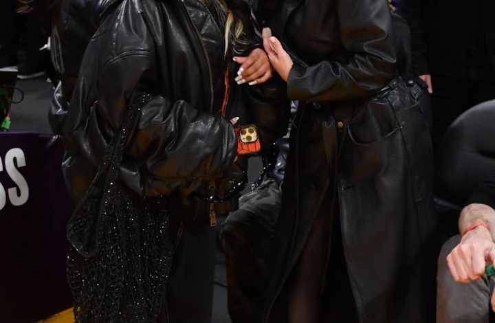 kim-kardashian-and-northwest-spotted-courtside-in-all-black-balenciaga-outfits