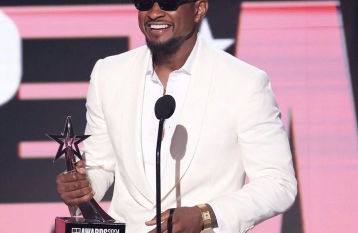 on-the-scene-at-the-2024-bet-awards:-usher-receives-the-lifetime-achievement-award-in-ralph-lauren,-chloe-bailey-in-monot,-victoria-monet-in-samuel-lewis-&-more