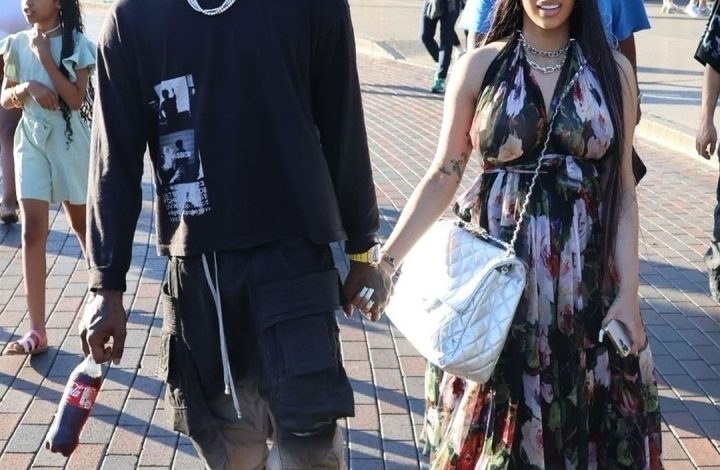 fashion-bomb-couple:-cardi-b-stepped-out-with-offset-in-a-$5,995-dolce-&-gabbana-dress-with-$890-maison-margiela-tabby-ballerina-flats-and-an-oversized-chanel-bag