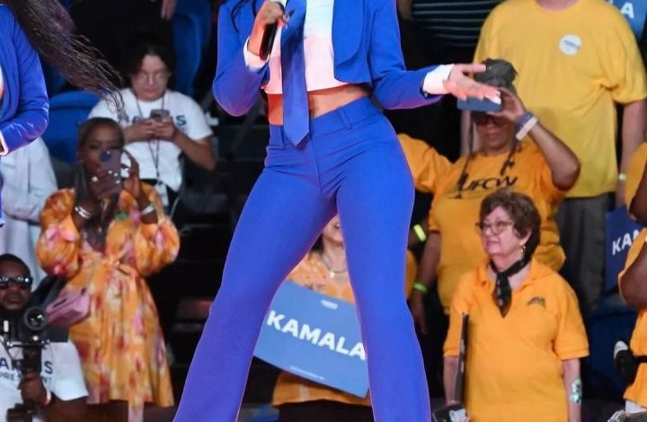 megan-thee-stallion-performed-at-the-kamala-harris-atl-campaign-rally-in-a-custom-blue-abdul-sall-couture-suit-and-tie